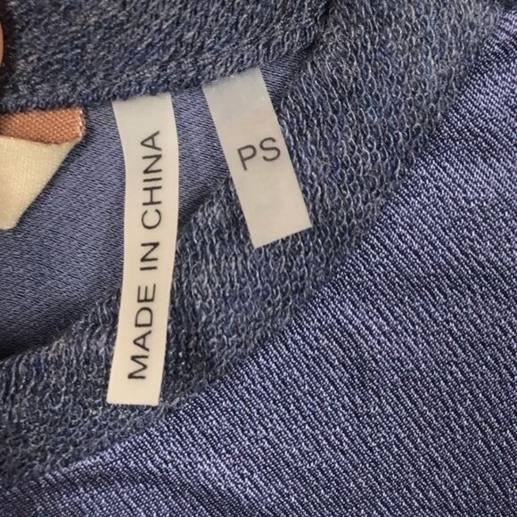 Soft Surroundings Petite Small Purple Floral Tunic 3/4 Sleeves Keyhole Back - Picture 6 of 8